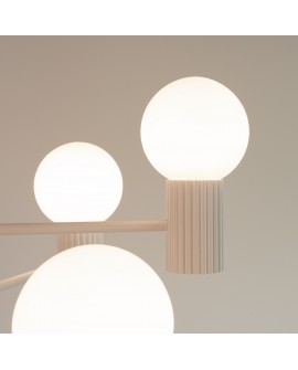 Żyrandol HALO 6 beżowy Sollux SL.1831