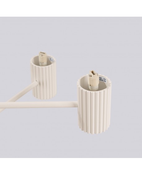 Żyrandol HALO 6 beżowy Sollux SL.1831