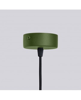 Żyrandol HALO 6 zielony oliwkowy Sollux SL.1832