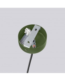 Żyrandol HALO 6 zielony oliwkowy Sollux SL.1832