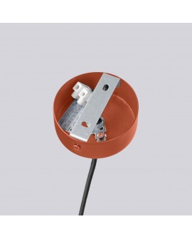 Żyrandol HALO 6 ochra czerwona Sollux SL.1833