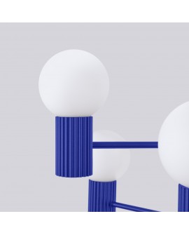 Żyrandol HALO 6 ultramaryna Sollux SL.1835