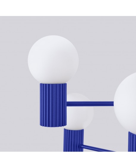 Żyrandol HALO 6 ultramaryna Sollux SL.1835