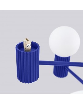 Żyrandol HALO 6 ultramaryna Sollux SL.1835