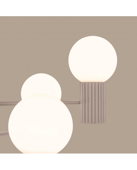 Żyrandol HALO 6 taupe Sollux SL.1836