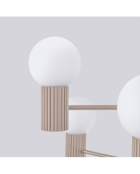 Żyrandol HALO 6 taupe Sollux SL.1836