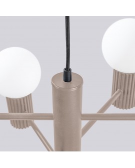 Żyrandol HALO 6 taupe Sollux SL.1836