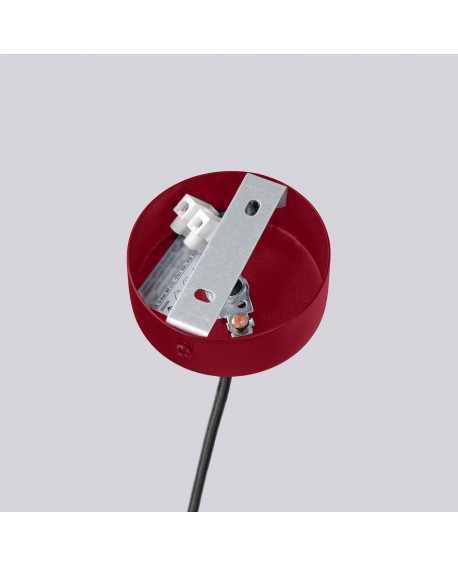 Żyrandol HALO 6 burgund Sollux SL.1837