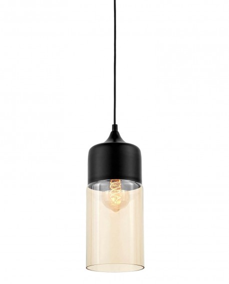 LAMPA WISZĄCA NOWOCZESNA LOFT CZARNA ZENIA LUMINA DECO