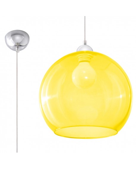 Lampa wisząca BALL żółta