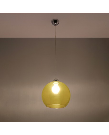 Lampa wisząca BALL żółta