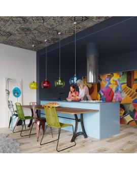 Lampa wisząca BALL zielona