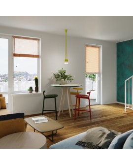 Lampa wisząca DIEGO 3 żółta