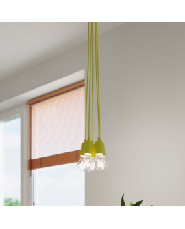 Lampa wisząca DIEGO 3 żółta