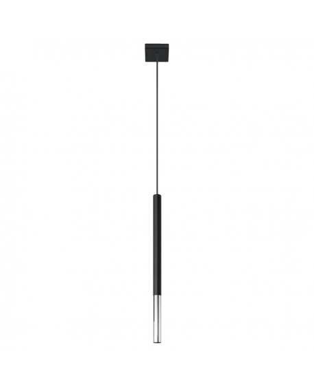 Lampa wisząca MOZAICA 1 czarny/chrom