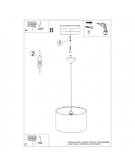 Lampa wisząca KITTY 40