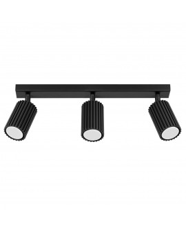 Plafon KARBON 3L czarny