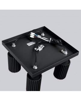 Plafon KARBON 4 czarny