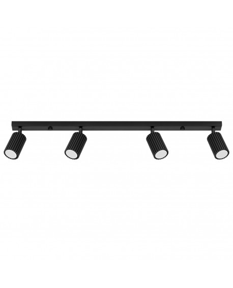 Plafon KARBON 4L czarny