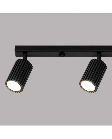 Plafon KARBON 4L czarny