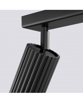 Plafon KARBON 4L czarny