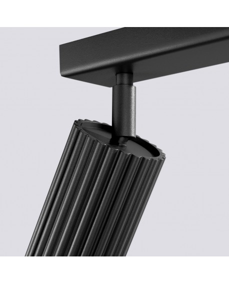 Plafon KARBON 4L czarny