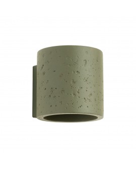 Kinkiet ORBIS beton zielona oliwka