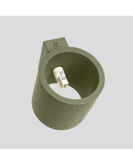 Kinkiet ORBIS beton zielona oliwka