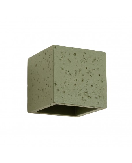 Kinkiet QUAD beton zielona oliwka