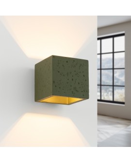 Kinkiet QUAD beton zielona oliwka