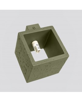 Kinkiet QUAD beton zielona oliwka