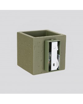 Kinkiet QUAD beton zielona oliwka