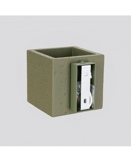 Kinkiet QUAD beton zielona oliwka