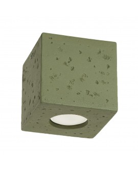 Plafon QUAD beton zielona oliwka