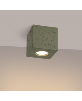 Plafon QUAD beton zielona oliwka