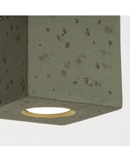 Plafon QUAD beton zielona oliwka