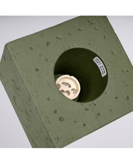 Plafon QUAD beton zielona oliwka