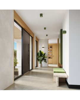 Plafon QUAD beton zielona oliwka