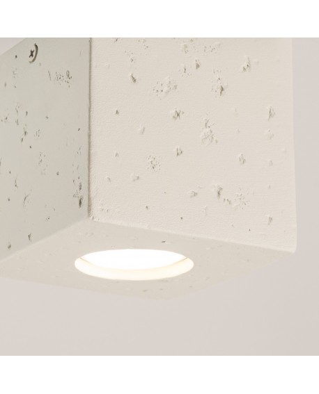 Plafon QUAD beton beżowy