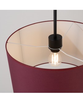 Lampa wisząca NEVIA burgund