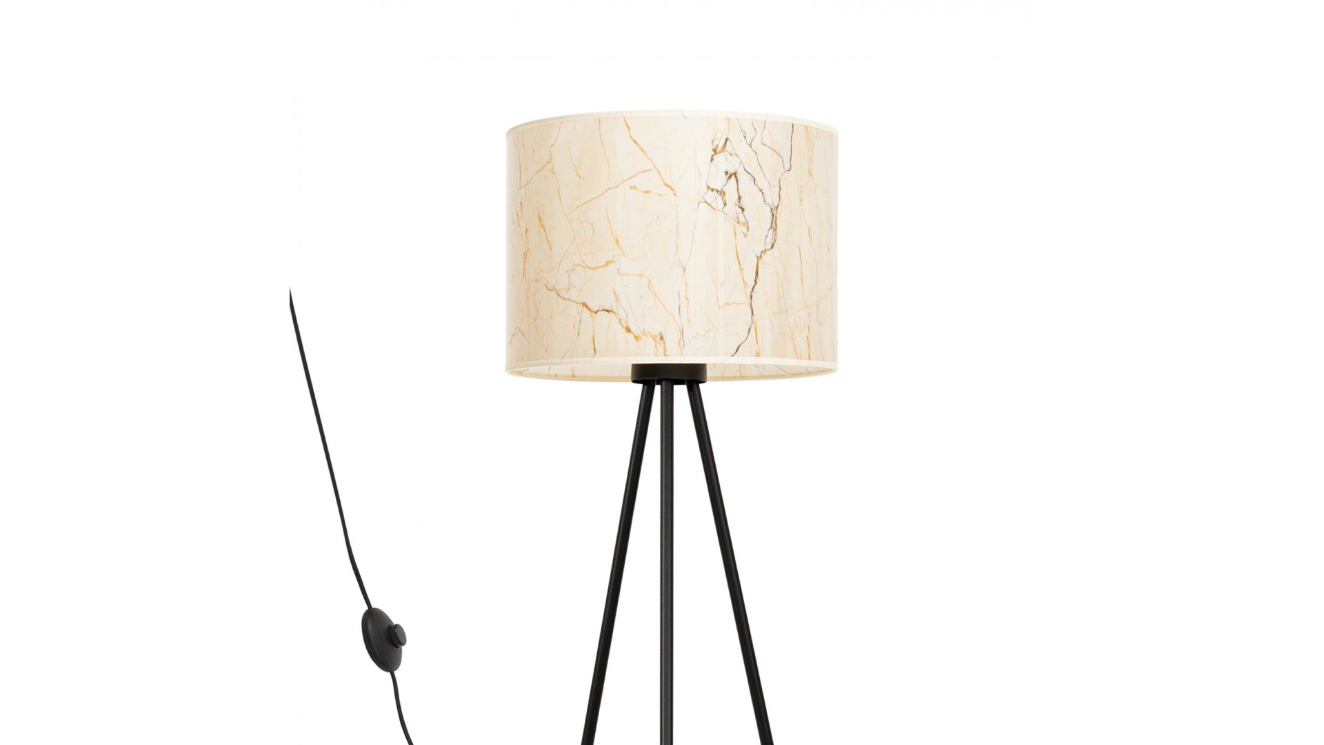 Lampa podłogowa NEVIA beżowy marmur