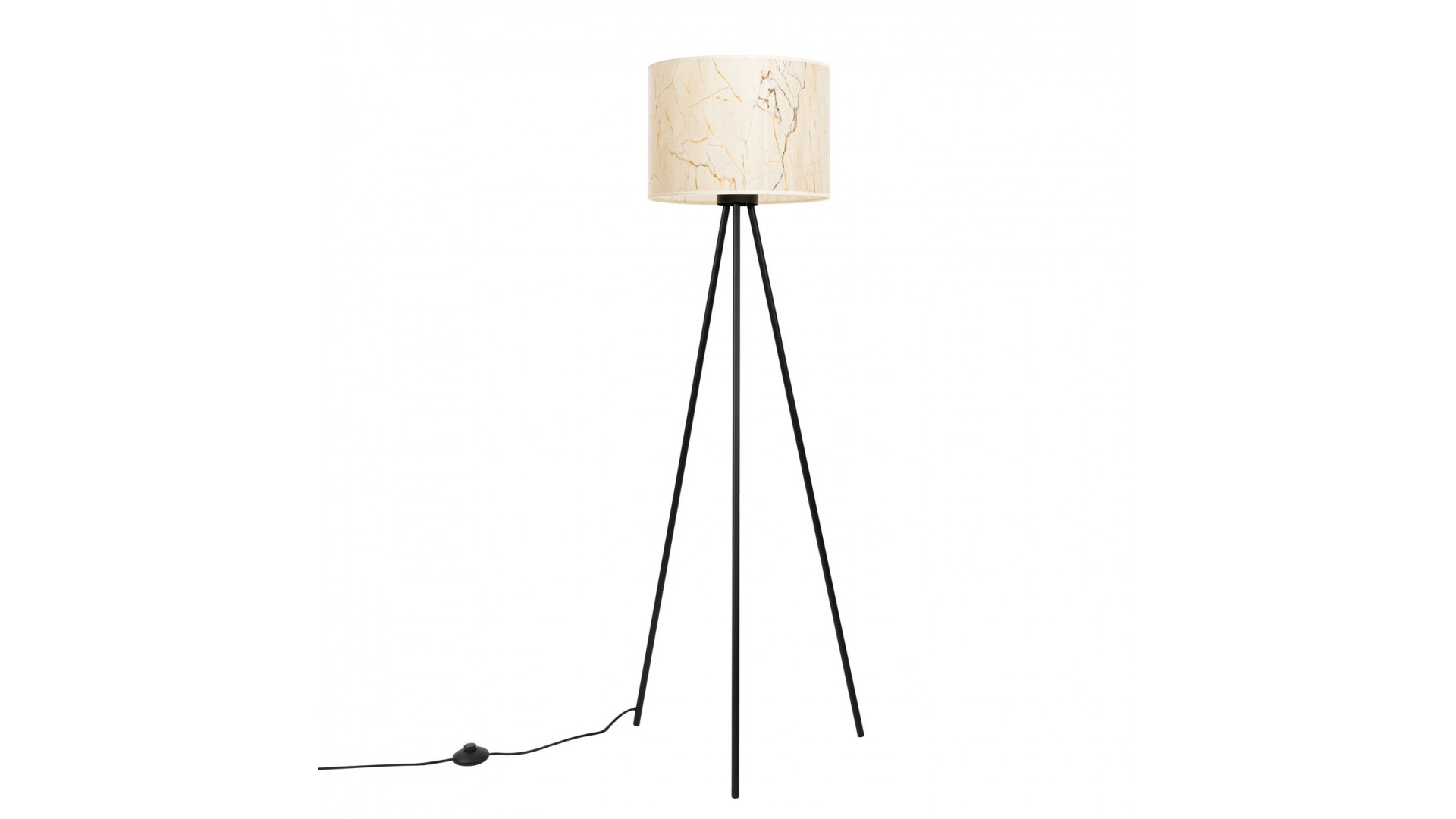 Lampa podłogowa NEVIA beżowy marmur