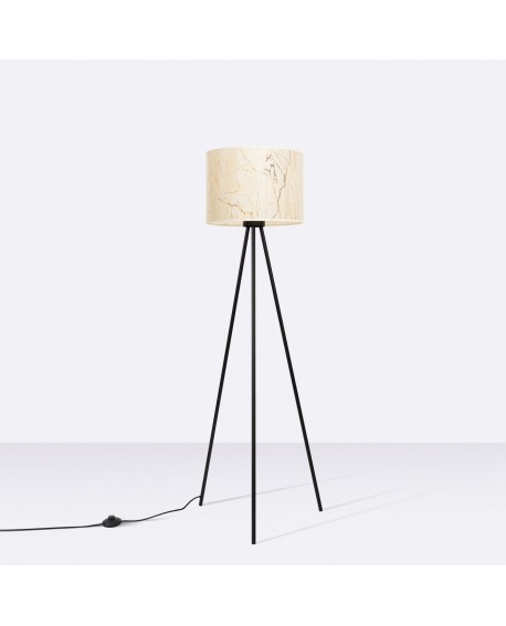 Lampa podłogowa NEVIA beżowy marmur