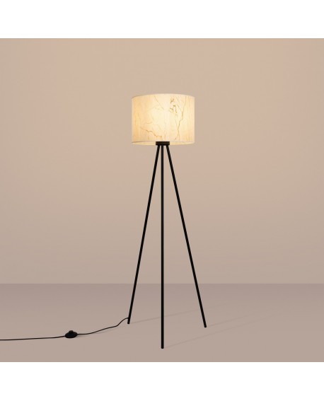 Lampa podłogowa NEVIA beżowy marmur