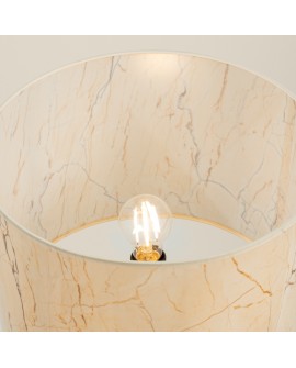 Lampa podłogowa NEVIA beżowy marmur