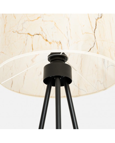 Lampa podłogowa NEVIA beżowy marmur