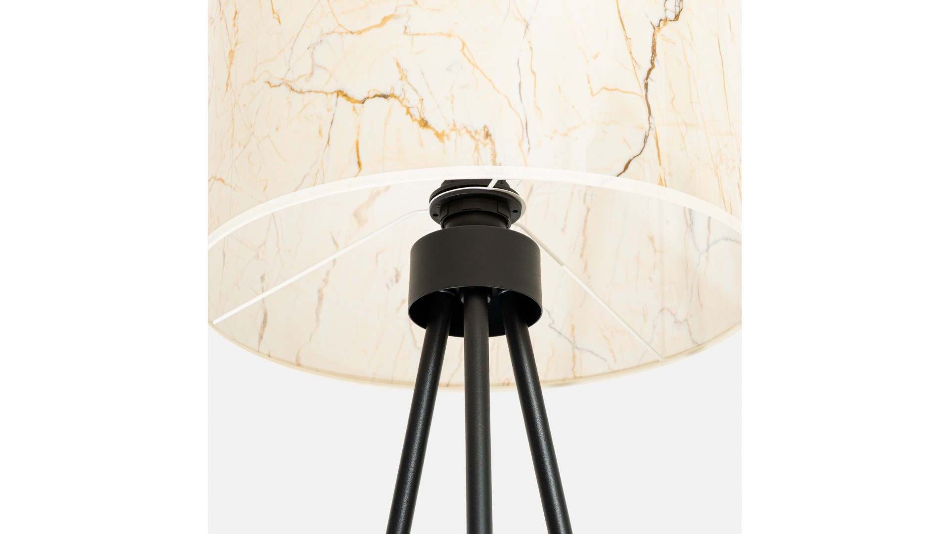 Lampa podłogowa NEVIA beżowy marmur