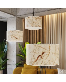 Lampa podłogowa NEVIA beżowy marmur