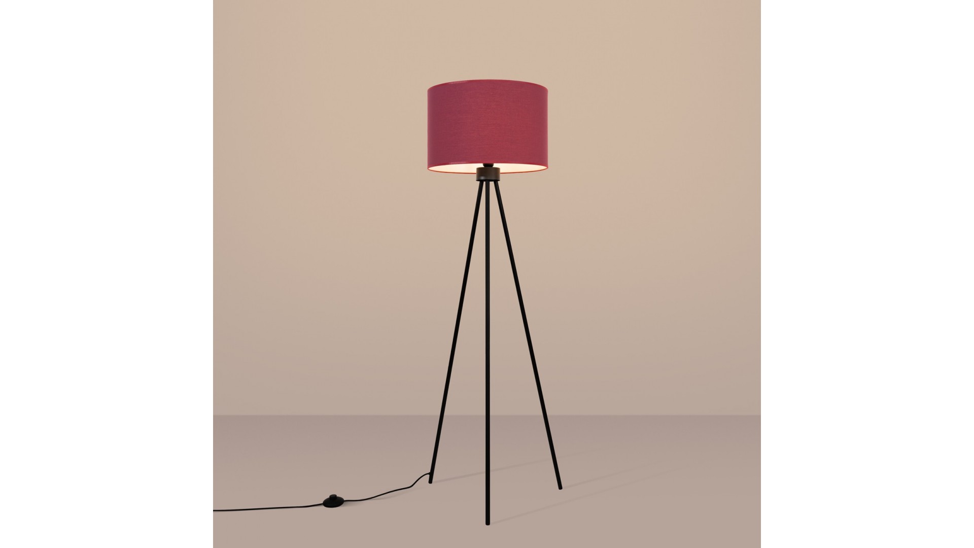Lampa podłogowa NEVIA burgund