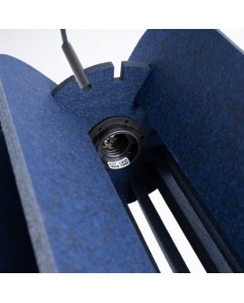 Lampa wisząca MULA 27 granatowa